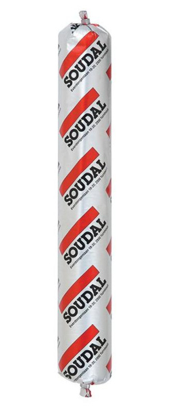 Герметик Soudal полиуретановый, Soudaflex 40 FC, белый, 600 мл