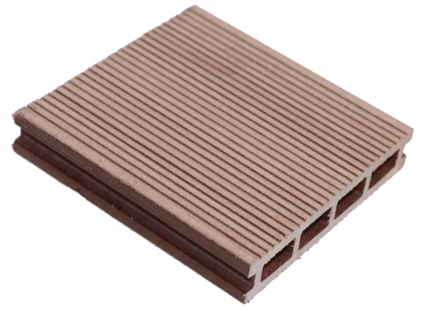 Террасная доска MasterDeck Classic 140 мм, L= 4000 мм вельвет, цвет: тик