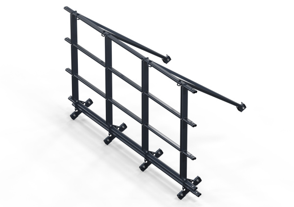 Ограждение кровельное со снегозадержателем для фальц, Orima SYNL, H=1100 мм, L= 3000 мм RR 23