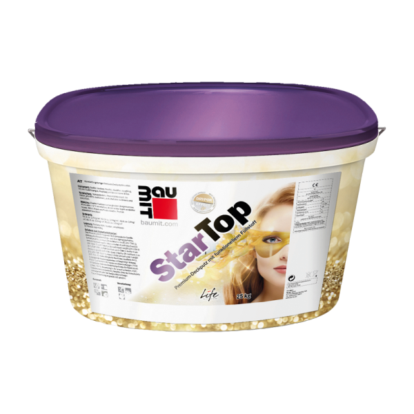 Штукатурка декоративная, Baumit StarTop, группа 1, уп. 25 кг короед, 3 мм, колеровка