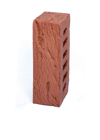Кирпич облицовочный клинкерный Kerma Premium, 0.5НФ пустотелый, цвет: красный, рустик, М300, 250х60х65 мм
