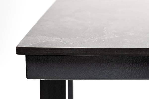 Стол барный из HPL 140х70 см, H 110 см, Рио, цвет: серый гранит