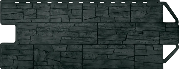 Фасадные панели Альта Профиль, Гранд каньон ЭКО, 1160 х 450 мм цвет: графит