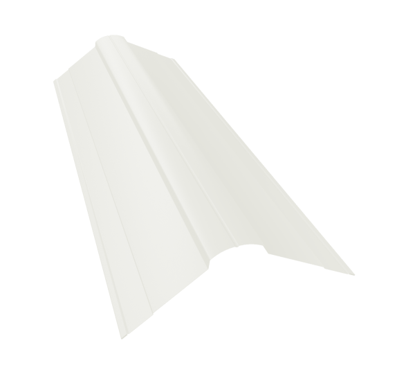 GL Планка конька фигурного, 100х100 мм 0.45 мм, PE, RAL 9003, L=2000 мм