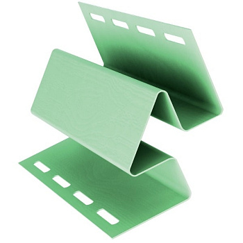 Угол внутренний пвх, Grand Line, L=3000 мм Classic Standart, цвет: салатовый