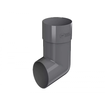 Слив трубы, Технониколь пвх, стандарт Ø82 мм, цвет: серый