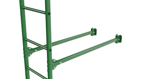 Фасадная лестница Borge, нижняя секция, L=2700 мм RAL 6002