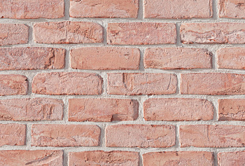 Кирпич ручной формовки Faber Jar Петровский штандарт полнотелый, цвет: бело-красный, под старину, М125, 215x102x65 мм