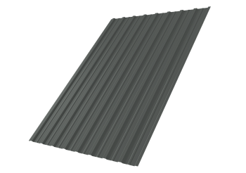 Профилированный лист GL C10 A, 0.45 мм, PE, RAL 7005