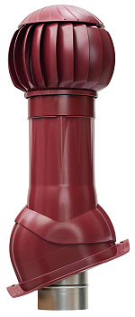 Комплект вентиляции Gervent monterrey, 125/ИЗ/160 мм бордовый