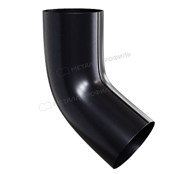 Колено сливное Ø100 мм, Металл Профиль Foramina, PUR, RAL 9005