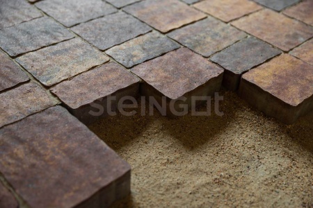 Тротуарная плитка Steingot Гранито 60 мм 160/175/215 х 85/125/160 мм, цвет: блэнд