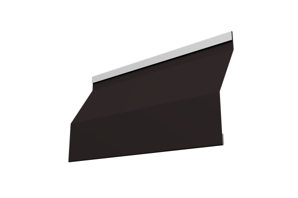 Ламель для забора жалюзи, Milan Slim 0.5 мм, Rooftop Бархат, RAL 9005