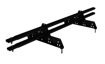 Снегозадержатель универсальный Roofsystems Prestige Next 2 опоры, 2 трубы, овал 45х25, L=1200 мм, RAL 9005