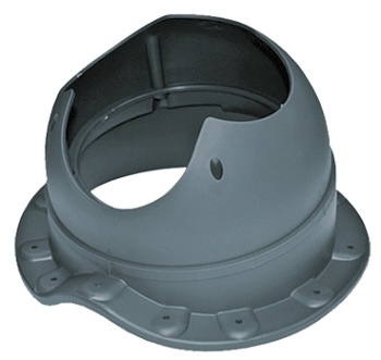 Основание для вент. трубы Krovent Base-VT Wave под монтеррей, 125/150 мм серый