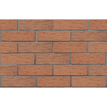 Кирпич облицовочный керамический ЛСР, 1НФ пустотелый, цвет: светло-коричневый, рустик, М175, 250х120х65 мм