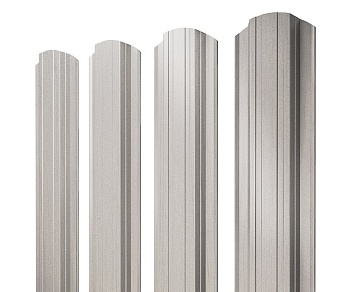 GL Штакетник Прямоугольный, фигурный 0.45 мм, Print Elite, Milky Wood TwinColor