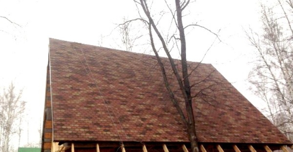 Битумная черепица RoofShield, Фемили Lite, готик цвет: красный, 3 м² / уп.