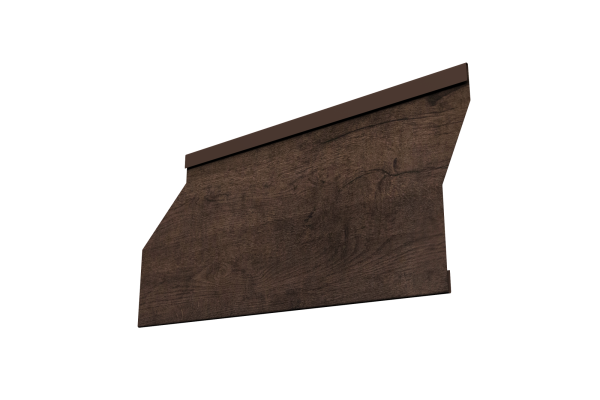 Ламель для забора жалюзи, Милан Слим, 0.45 мм, Print Elite, Antique Wood TwinColor