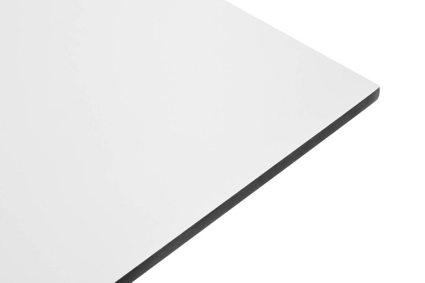 Стол из HPL интерьерный 64х64 см, Каффе цвет: молочный