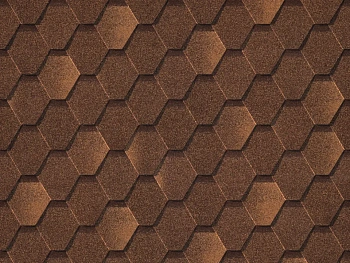 Битумная черепица Shinglas, Сальса цвет: какао, 3 м² / уп.