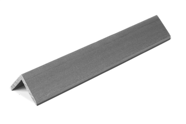 Угловой профиль ДПК Grand Line, 50х50 мм, L=4000 мм серый