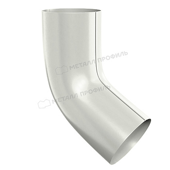 Колено трубы 60°, Ø100 мм, Металл Профиль Foramina, PUR, RAL 9010