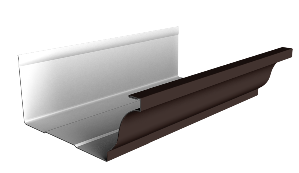 Желоб прямоугольный Vortex Project Ø210\145 мм, L=3000 мм, RAL 8017