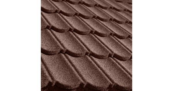 Композитная черепица Grand Line Barcelona new, 1350х417 мм цвет: капучино