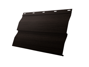 Металический сайдинг Grand Line, корабельная доска 0.45 мм, Print Elite, Coffee Wood TwinColor