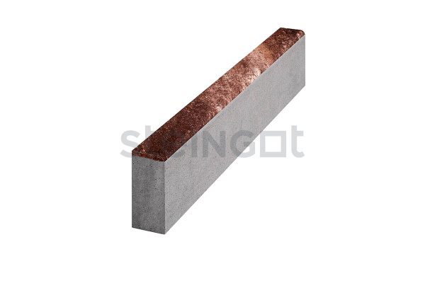 Бордюр садовый SteinGot 200 мм 1000х80 мм, цвет: Stein Brown