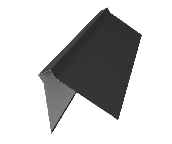 GL Планка конька плоского, 220х50х220 мм 0.45 мм, Drap TR, RAL 7016, L=3000 мм