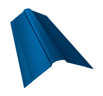 GL Планка конька фигурного, 150х150 мм 0.4 мм, PE, RAL 5005, L=2000 мм