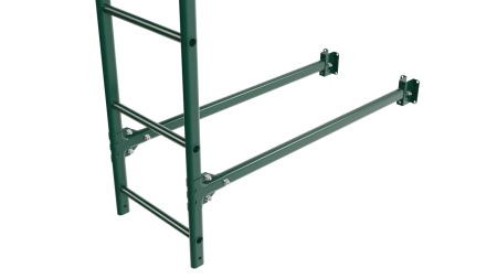 Фасадная лестница Borge, нижняя секция, L=1800 мм RAL 6005