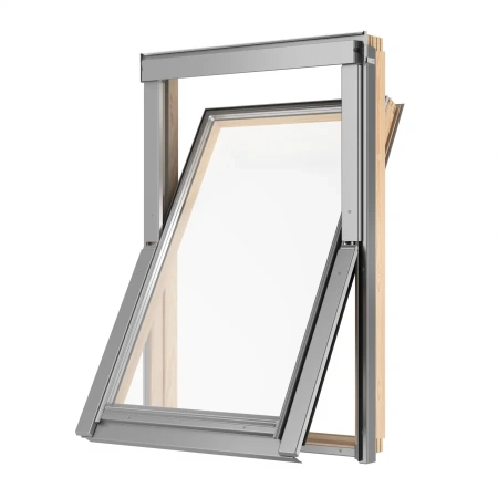 Мансардное окно RoofLITE+ 78х98 см AAY B900, Дерево, однокамерный стеклопакет