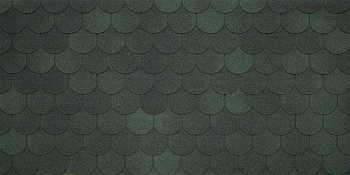 Битумная черепица Tegola Comfort, Assisi цвет: verde 473 / зеленый, 2.9 м² / уп.