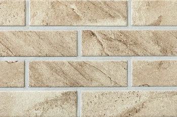 Фасадная плитка под кирпич, Paradyz, 245х66 мм, 7 мм, гладкий, Mattone Pietra Beige