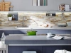 Сланец, 3D панель из камня, 600х150 мм, Classic Beige Slate, 8 шт/уп