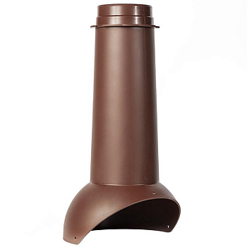 Вентиляционный выход универсальный Krovent Pipe-VT 110 мм коричневый