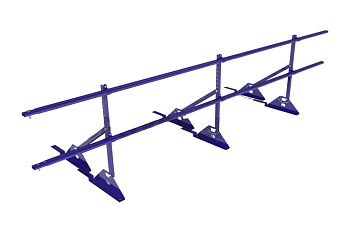 Ограждение кровельное для композитной черепицы Roofsystems Prestige композит, H=600 мм RAL 5005, L=3000 мм