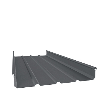 Промышленный алюминиевый фальц 1.0 мм, PE, RAL 7024, 600 мм