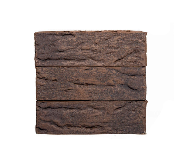 Кирпич облицовочный клинкерный Faber Jar, 0.5НФ пустотелый, цвет: коричневый, Невский, М300, 250х60х65 мм