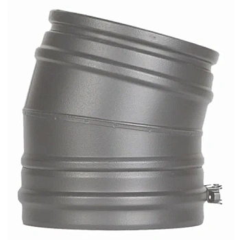 Отвод 15° Schiedel Permeter 25, Ø200/250 мм серый