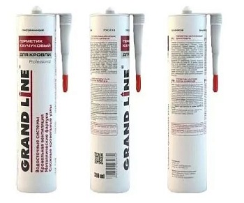 Герметик Grand Line каучуковый, Professional, прозрачный, 310 мл