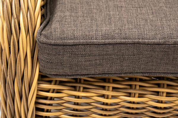 Стул плетеный из искусственного ротанга, Неаполь, цвет: соломенный