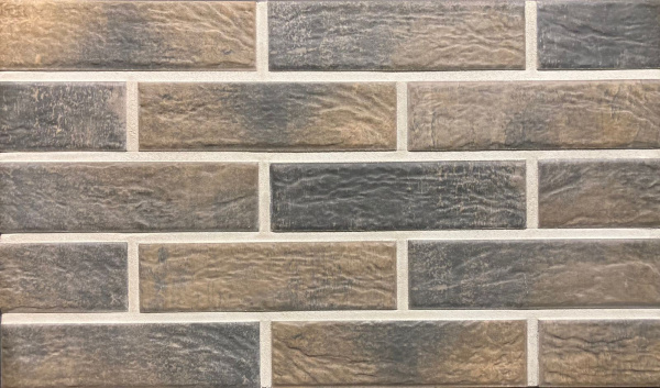 Термопанель рядовая Европа с плиткой Берёза, 1020х600 мм, 80 мм ППС, цвет:  Arfak /Cardamon