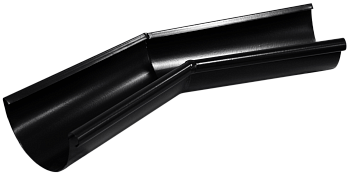 Угол желоба внутренний 135°, Grand Line Ø125 мм, PU Matte, RAL 9005