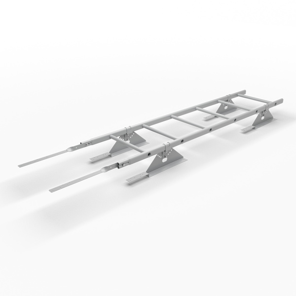 Лестница кровельная для композитной черепицы Roofsystems Prestige 600 композит, L=1800 мм RAL 7004
