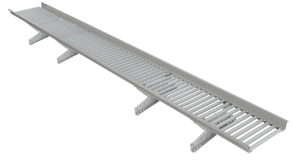 Мостик кровельный Borge, для фальцевой кровли, L=3000 мм RAL 9006