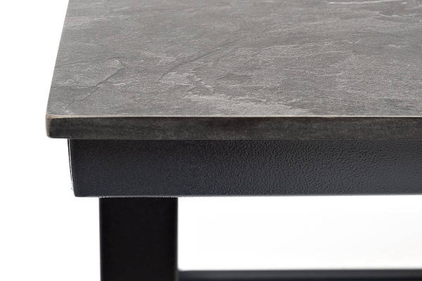 Стол из HPL 140х70 см, H 75 см, Рио, цвет: серый гранит